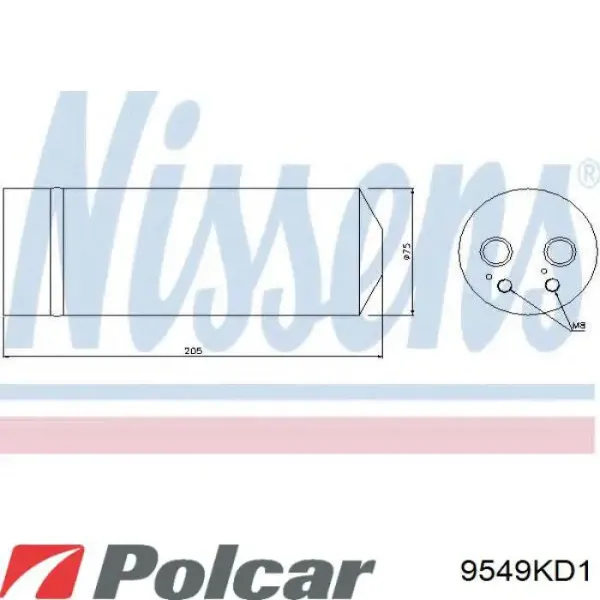 Ресивер кондиционера Polcar 9549KD1