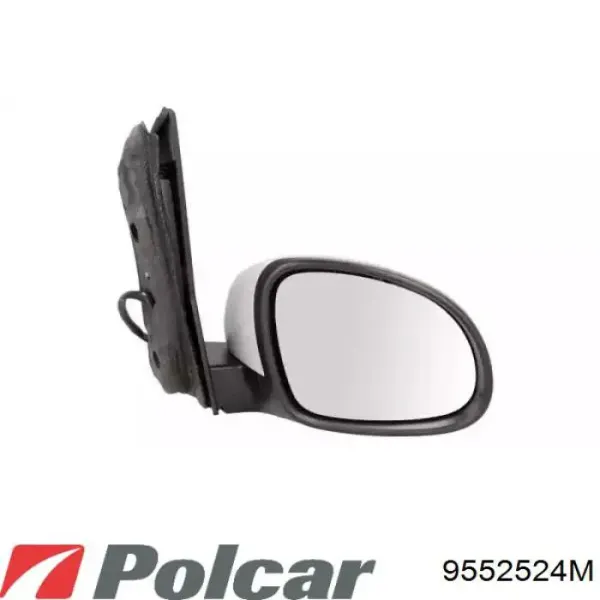 Стекло правого зеркала заднего вида 9552524M Polcar
