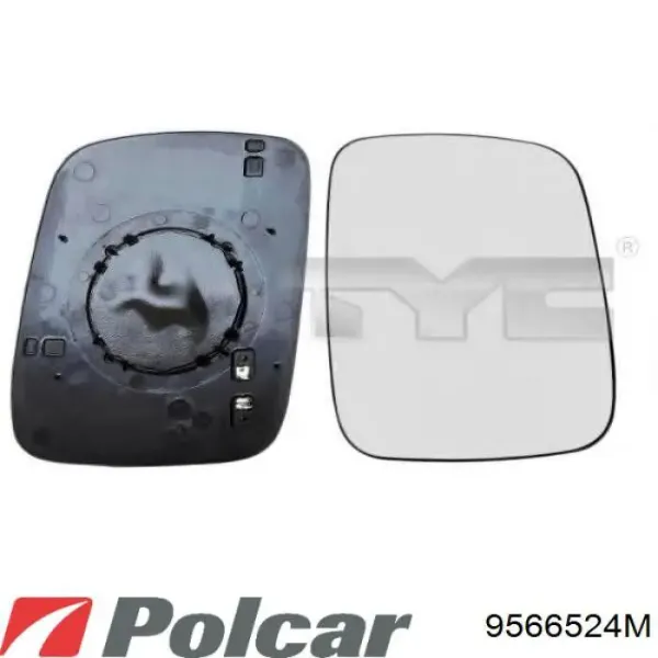 Правое зеркало 9566524M Polcar