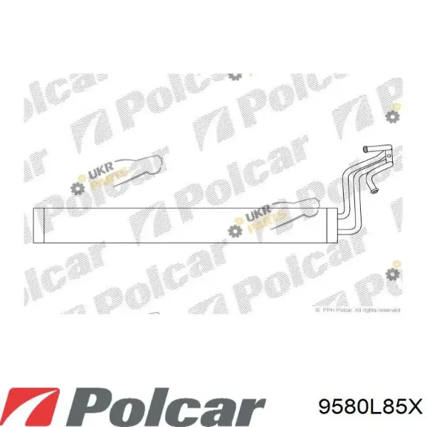 Радиатор ГУР 9580L85X Polcar