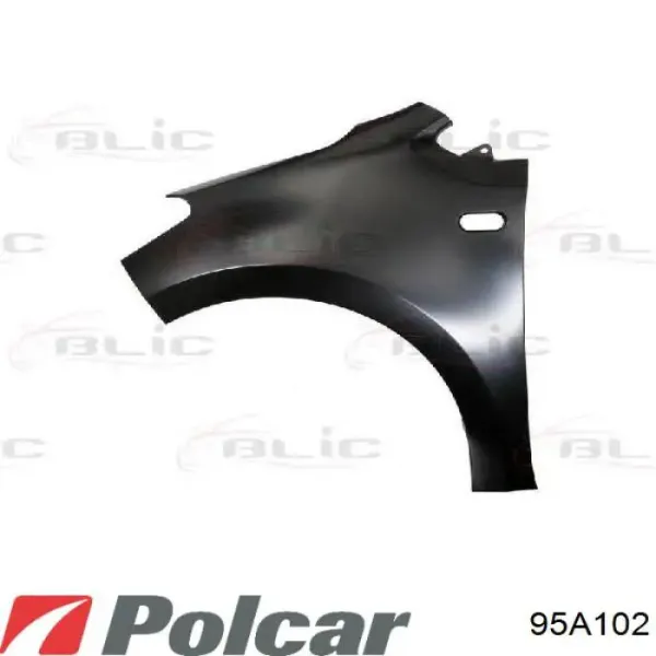 Крыло переднее правое 95A102 Polcar