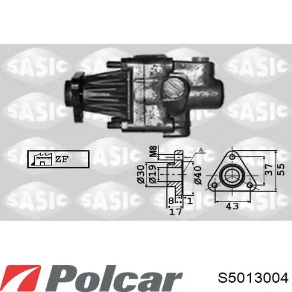 Насос ГУР S5013004 Polcar