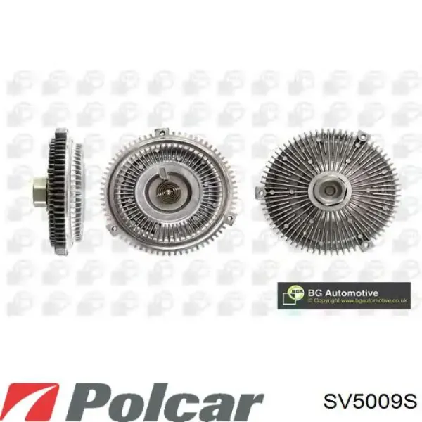Вискомуфта вентилятора SV5009S Polcar
