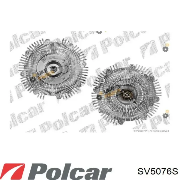 Вискомуфта вентилятора SV5076S Polcar