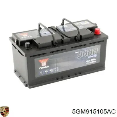 Аккумуляторная батарея Порше 95 А/ч 12 В (5GM915105AC)