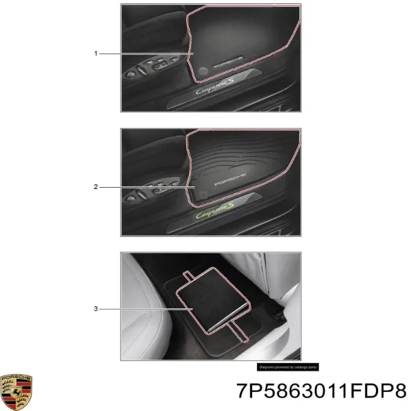  7P5863011FDP8 Porsche