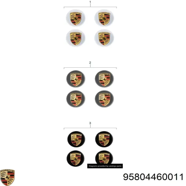 Колпаки 00004460507 Porsche