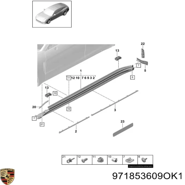  971853609OK1 Porsche