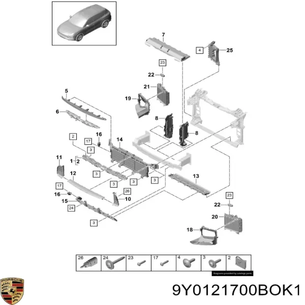  9Y0121700BOK1 Porsche