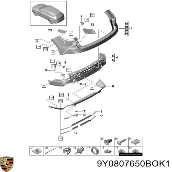  9Y0807650BOK1 Porsche