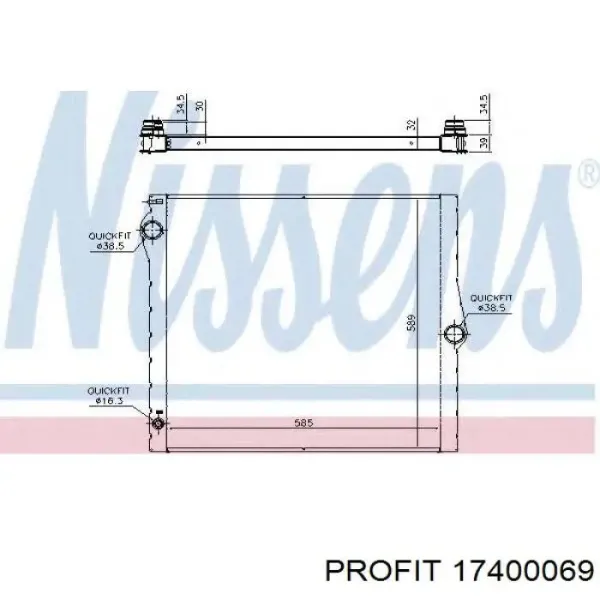Радиатор R12167 Sato Tech