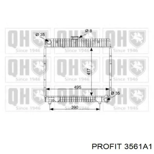 Радиатор 3561A1 Profit