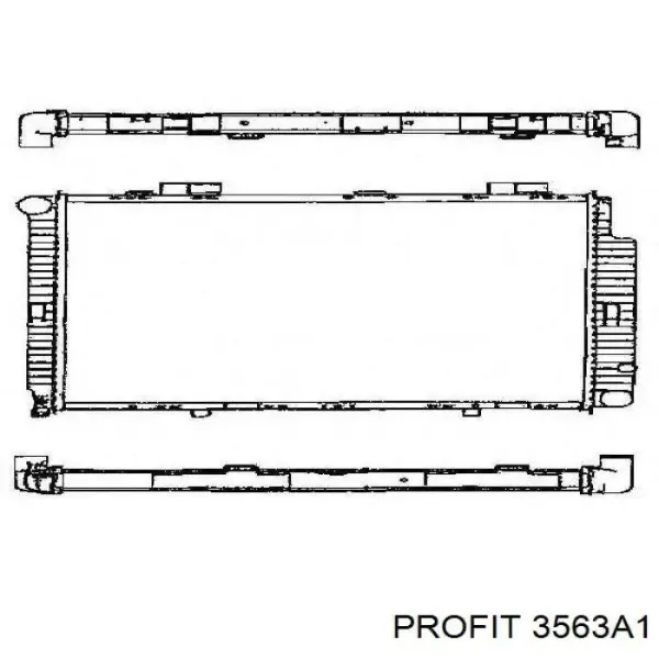 Купить A2105003003 Mercedes Радиатор водяной