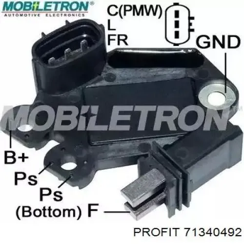Коллектор ротора генератора 71340492 Profit
