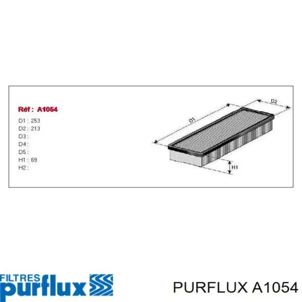 Воздушный фильтр A1054 Purflux