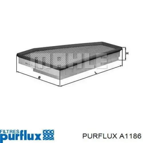 Воздушный фильтр A1186 Purflux