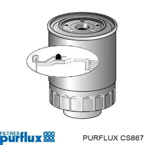 Топливный фильтр CS867 Purflux