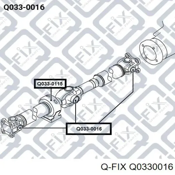 Крестовина заднего кардана Q0330016 Q-fix