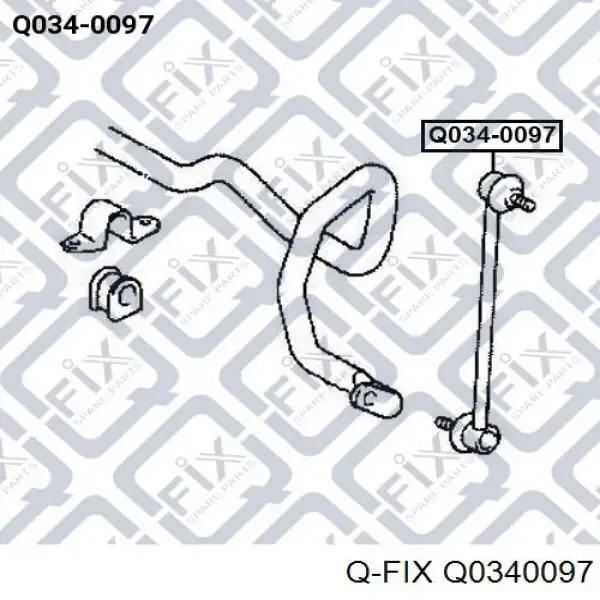 Стойка переднего стабилизатора Q0340097 Q-fix
