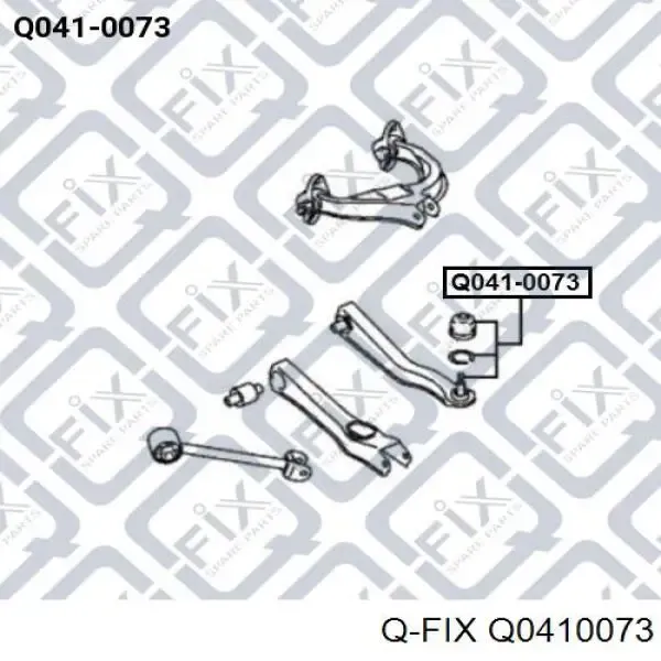 Шаровая опора задней подвески нижняя Q0410073 Q-fix