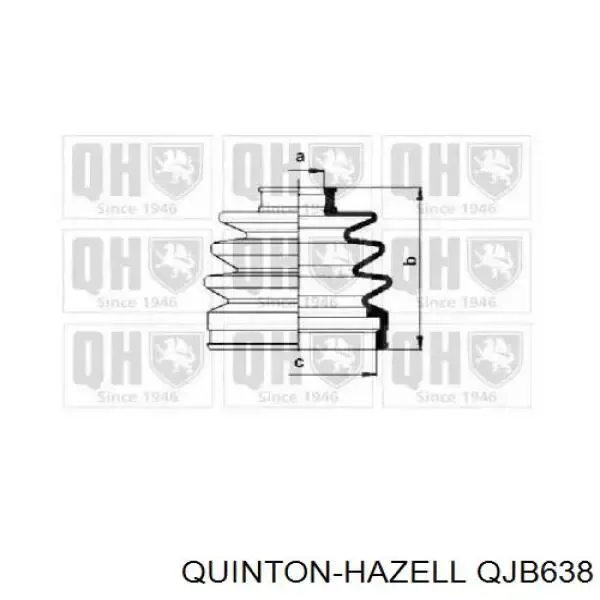 Пыльник ШРУСа наружный QJB638 QUINTON HAZELL