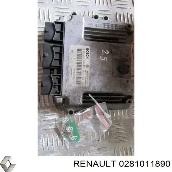 Блок управления двигателем 0281011890 Renault (RVI)