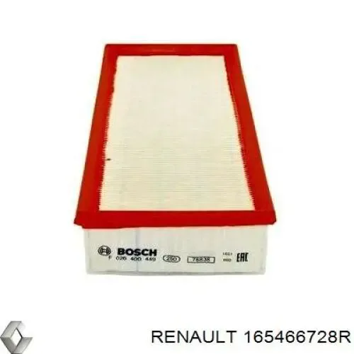 Воздушный фильтр 165466728R Renault (RVI)