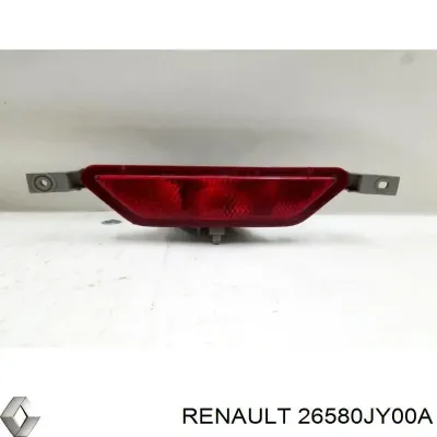 Фонарь заднего бампера RENAULT 26580JY00A