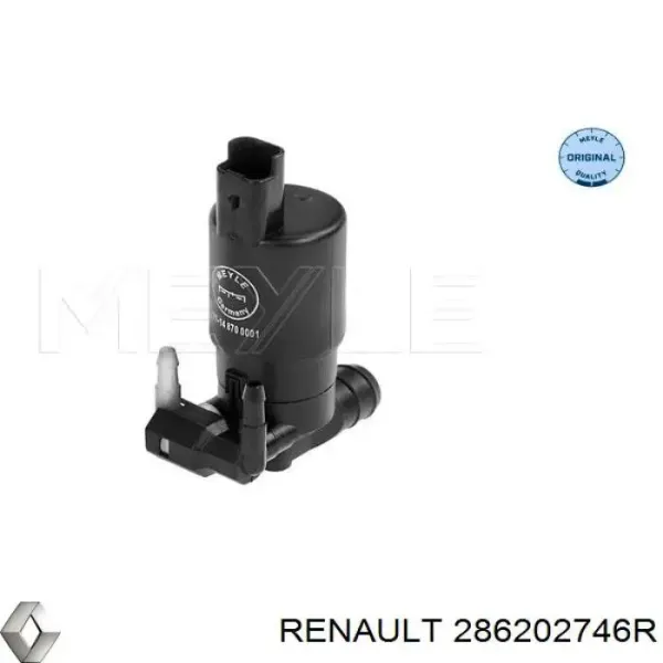 Насос-мотор омывателя стекла переднего/заднего 286202746R Renault (RVI)