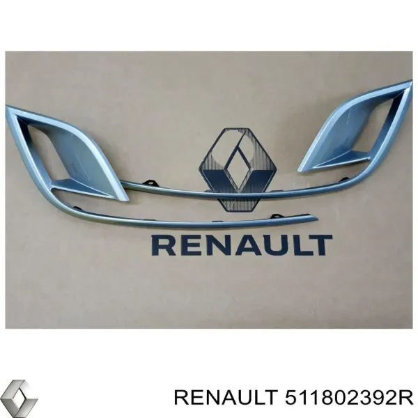 Заглушка бампера буксировочного крюка передняя левая 511802392R Renault (RVI)