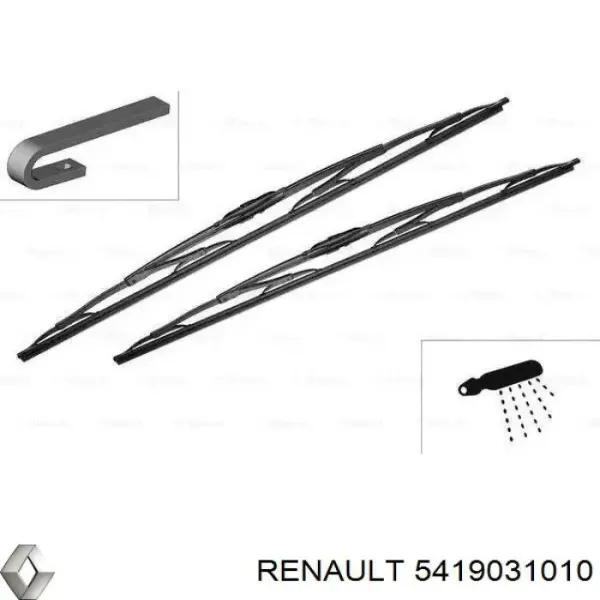 Мотор дворников 5419031010 Renault (RVI)