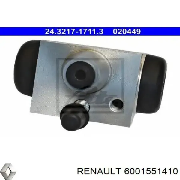 Цилиндр тормозной колесный 6001551410 Renault (RVI)