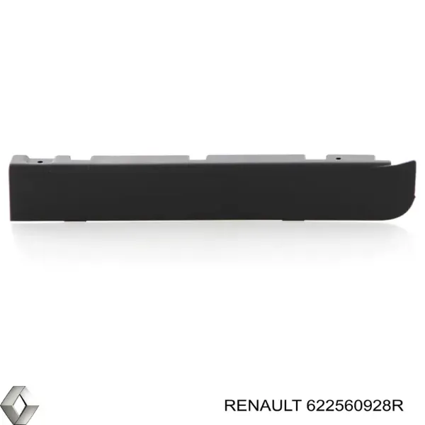 Спойлер переднего бампера правый 622560928R Renault (RVI)