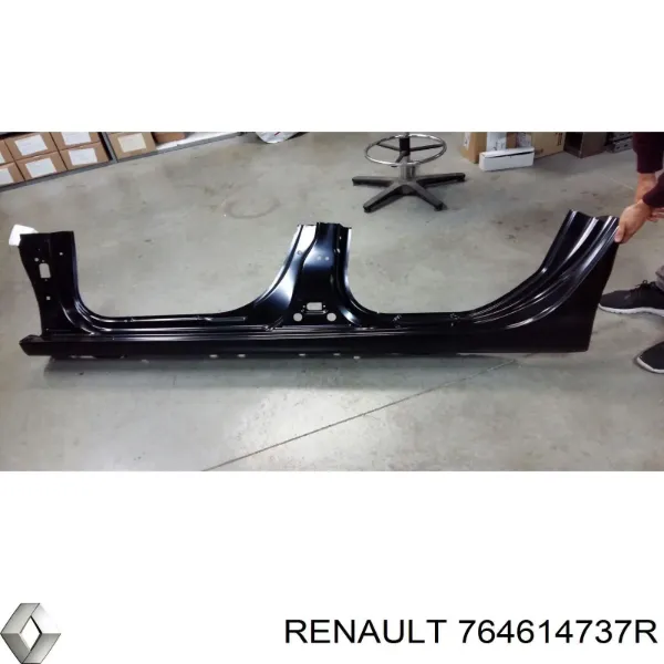 Порог внешний левый 764614737R Renault (RVI)