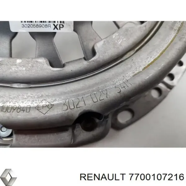 Лепестковая корзина сцепления Renault (RVI) 7700107216 цена, от