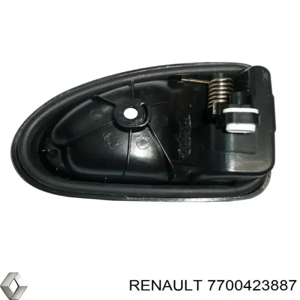 Ручка двери задней внутренняя левая 7700423887 Renault (RVI)