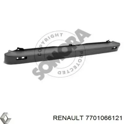 Бампер задний, центральная часть RENAULT 7701066121