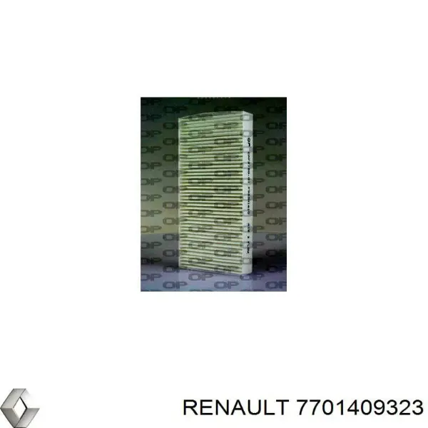 Фильтр салона 7701409323 Renault (RVI)
