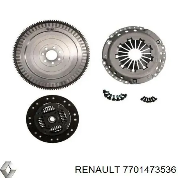Маховик 7701473536 Renault (RVI)