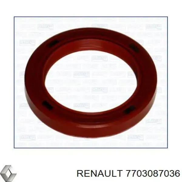 Сальник коленвала задний 7703087036 Renault (RVI)