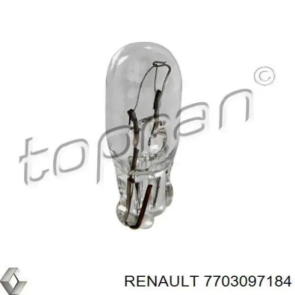 Лампочка панели приборов 7703097184 Renault (RVI)