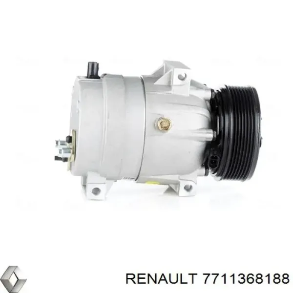 Шкив компрессора кондиционера 7711368188 Renault (RVI)