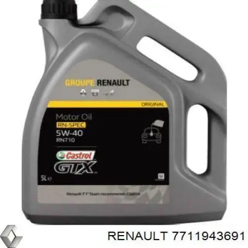 Моторное масло 7711943691 Renault (RVI)