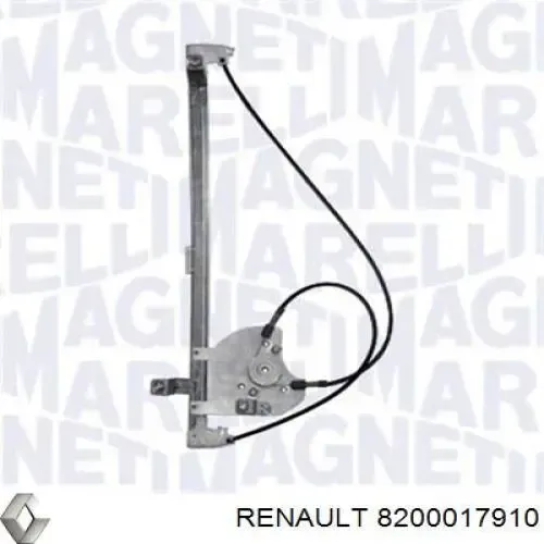 Механизм стеклоподъемника двери задней правой 8200017910 Renault (RVI)