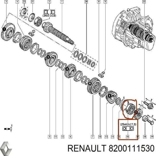  8200111530 Renault (RVI)