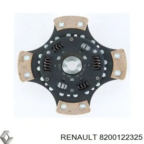 Диск сцепления 8200122325 Renault (RVI)