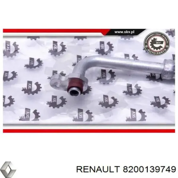 Шланг кондиционера, от компрессора к радиатору 8200139749 Renault (RVI)