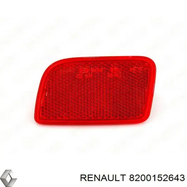 Правый катафот заднего бампера 8200152643 Renault (RVI)
