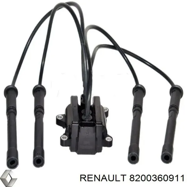 Катушка зажигания 8200360911 Renault (RVI)
