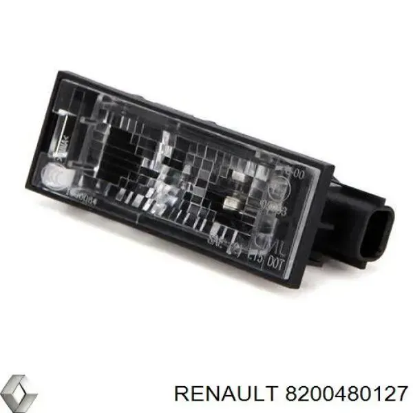 Фонарь освещения номерного знака Renault (RVI) 8200480127